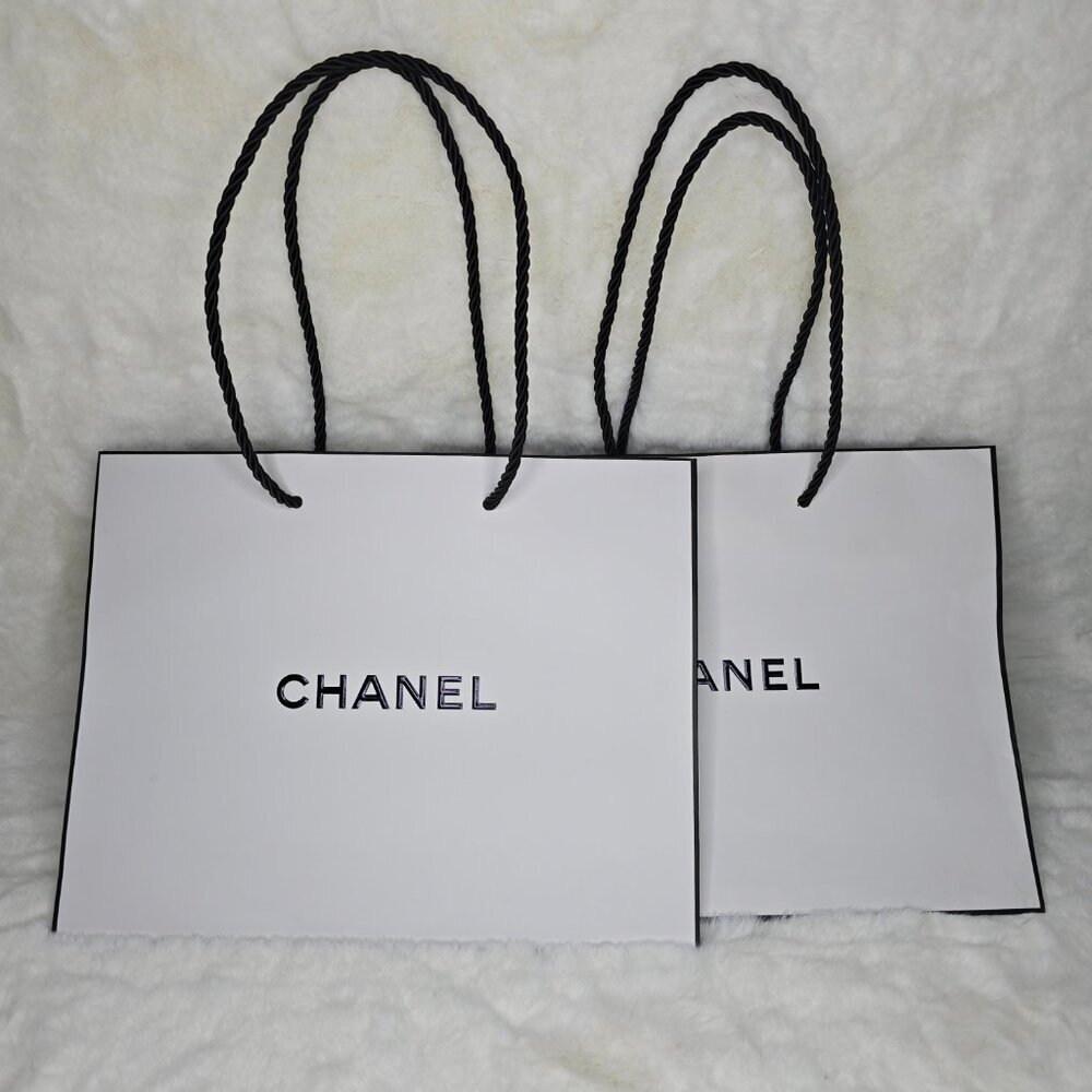 - CHANEL Gift Shopping Bags L10"xH8"xW4.5"
